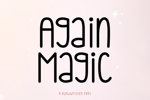 Again Magic: A Whimsical Script Font for Editorial Charm