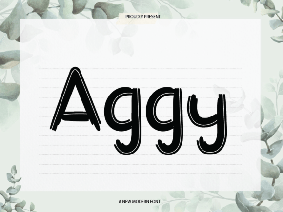 Aggy: A Fresh, Friendly Script Font for Small Business Branding