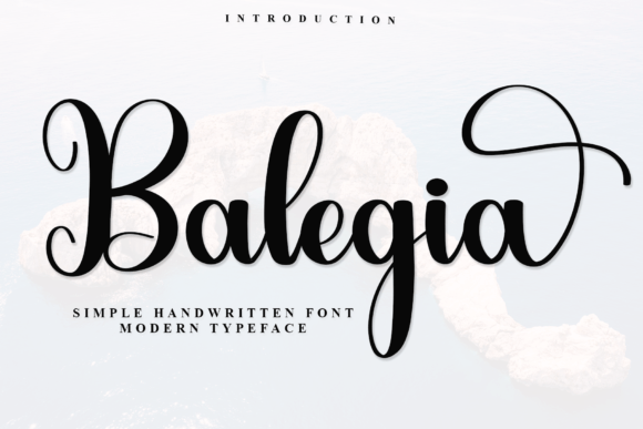 Balegia: A Festive Script Font That Feels Like a Warm Holiday Hug