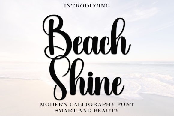 Beach Shine: A Handwritten Font That Elevates Real Small Business Branding