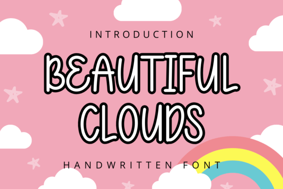 Beautiful Clouds: A Font That Breathes Life Into Your Editorial Design