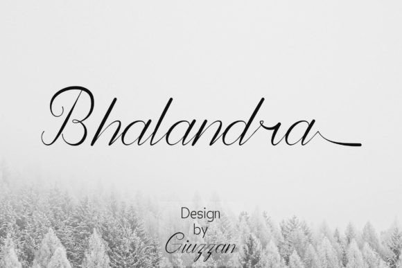 Bhalandra: A Script Font That Elevates Digital Branding