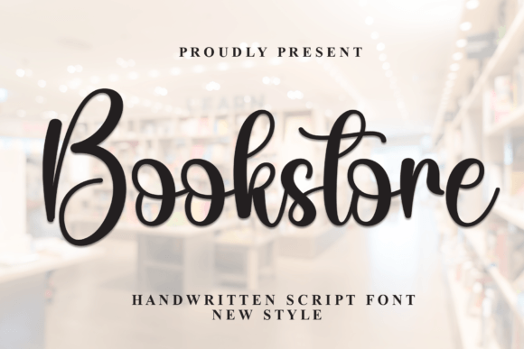 Bookstore: A Script Font That Feels Like Turning the First Page