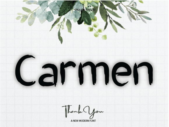 Carmen: A Warm, Modern Script Font for Editorial Charm