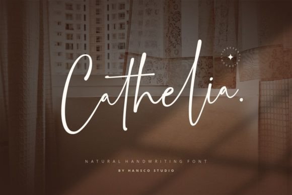 Cathelia: A Handwritten Font That Feels Like a Thoughtful Pause