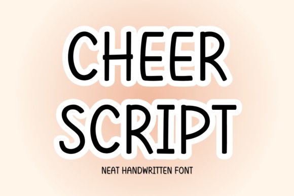 Cheerscript Font: Elegant Handwriting for Craft & Product Design