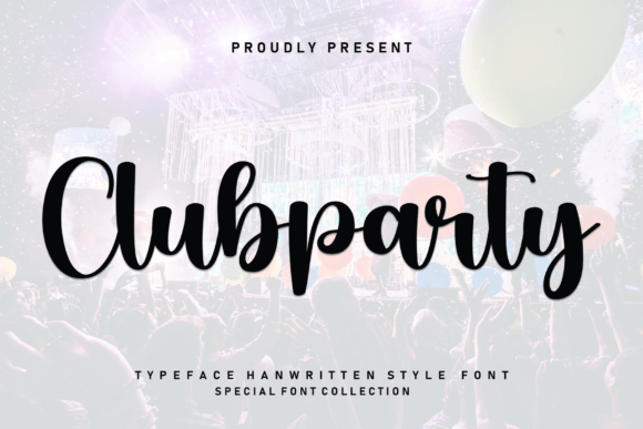Clubparty Handwritten Font for Crafters & Sellers