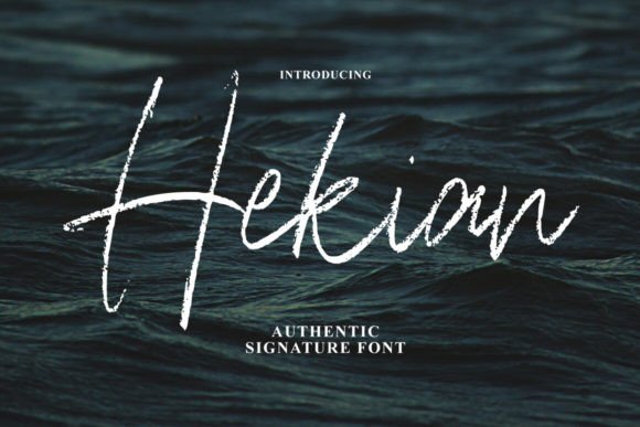 Hekian: A Premium Script Font That Elevates Campaign Headlines