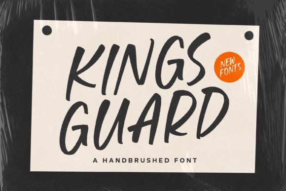 Kings Guard: A Handbrushed Typeface That Elevates Digital Branding