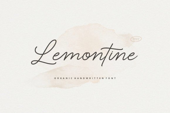 Lemontine: A Modern Handwritten Font for Digital Branding