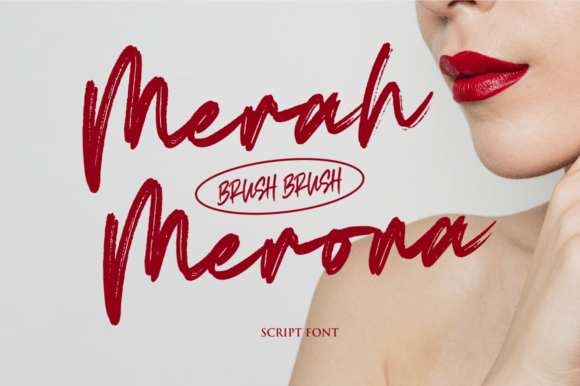 Merah Merona: A Handwritten Font That Feels Like a Signature