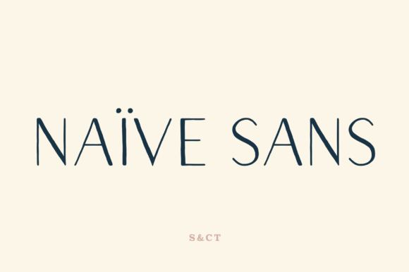 Naive Sans Shake: A Handwritten Sans Serif for Editorial Charm