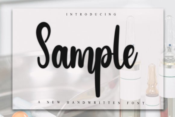 Sample Font: A Festive Script for Memorable Branding