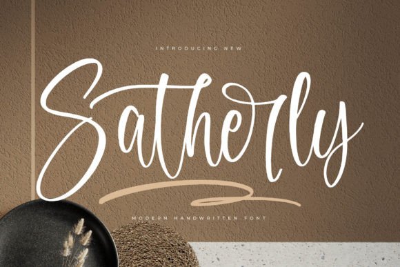 Satherly: A Luxury Script Font for Digital Branding
