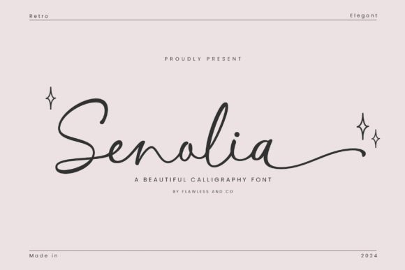Senolia: A Premium Script Font That Elevates Campaign Visuals
