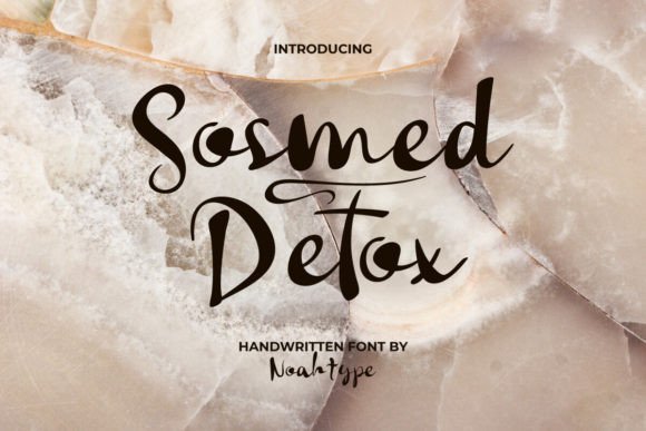 Socmed Detox: A Bold Handwritten Font That Actually Works in Real Branding
