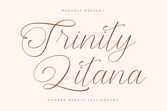 Trinity Litana: A Luxury Script Font That Elevates Digital Branding