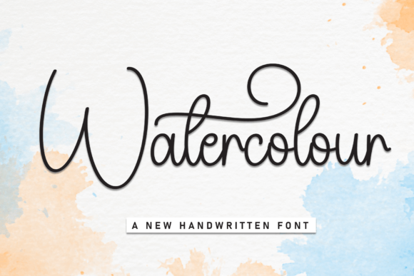 Watercolour Font: A Sweet, Handwritten Touch for Your Brand