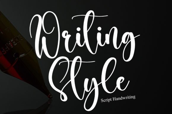Writing Style Handwritten Typeface for Crafters
